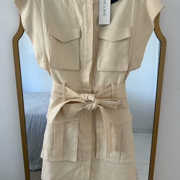 Shona Joy Eames Linen Utility Dress (new with tags) - Picture 2 of 3